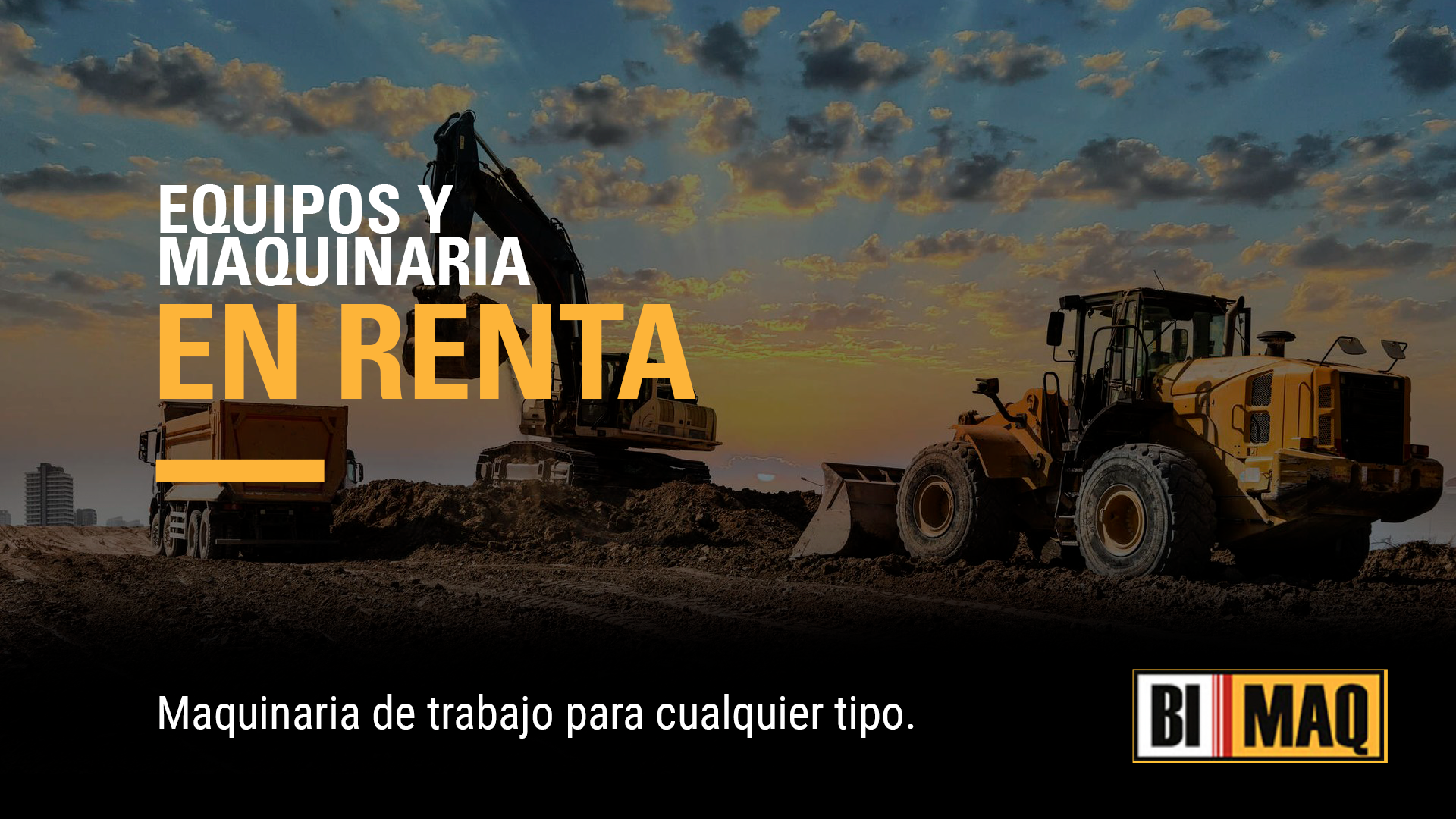 Arriendo de Maquinaria en Chile - Bimaq